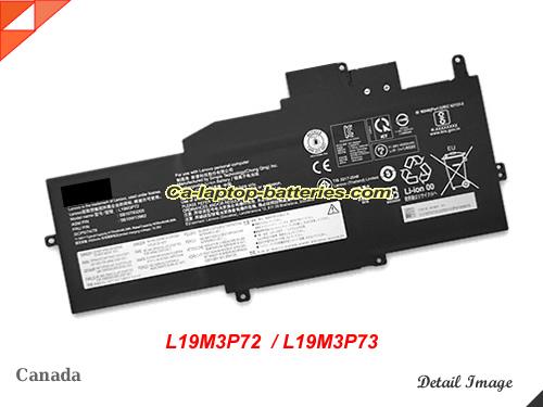 Genuine LENOVO ThinkPad X1 Nano Gen 1-20UQ000HAU Battery For laptop 4170mAh, 48.2Wh , 11.58V, Black , Li-Polymer