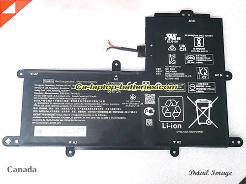 HP L97355-005 Battery 4700mAh, 37.6Wh  7.6V Black Li-Polymer
