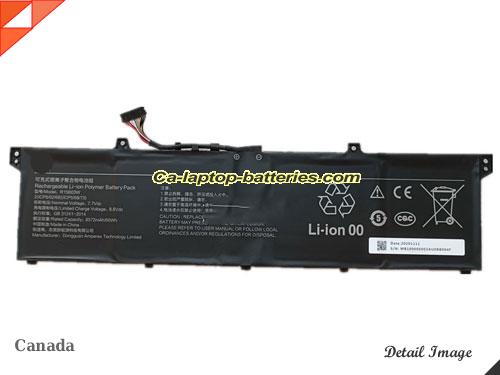 Genuine XIAOMI Pro 15 2021 Battery For laptop 8572mAh, 66Wh , 7.7V, Black , Li-Polymer