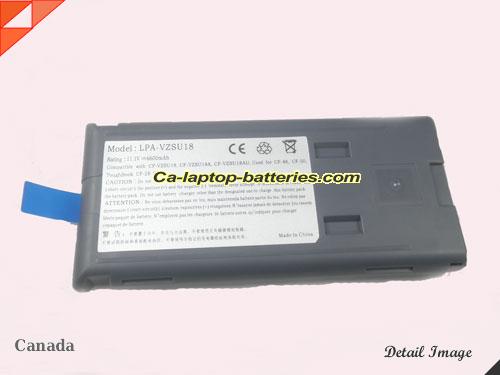 PANASONIC ToughBook CF-28 Series Replacement Battery 6600mAh 11.1V Black Li-ion