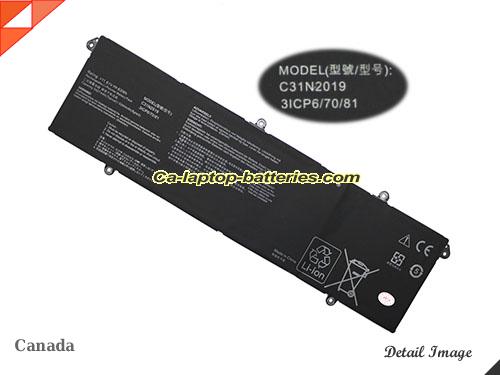 Genuine ASUS VivoBook Pro 14X OLED M7400 Battery For laptop 5427mAh, 63Wh , 11.61V, Black , Li-Polymer