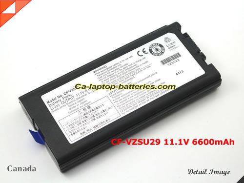 Genuine PANASONIC CF-Y2DW1AXR Battery For laptop 6600mAh, 11.1V, Black , Li-ion