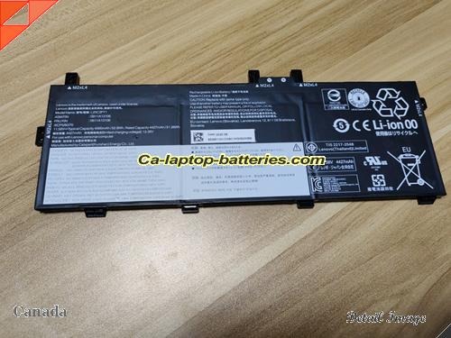 Genuine LENOVO ThinkPad X13 Yoga G2 20W8001WAU Battery For laptop 4560mAh, 52.8Wh , 11.58V, Black , Li-Polymer