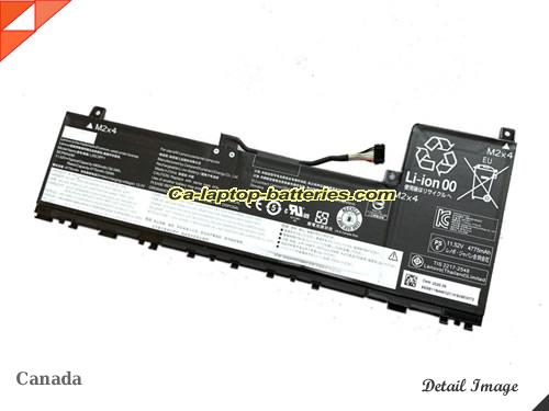 Genuine LENOVO Ideapad 5 Pro-14ITL6(82L3008XGE) Battery For laptop 4905mAh, 56.5Wh , 11.52V, Black , Li-Polymer