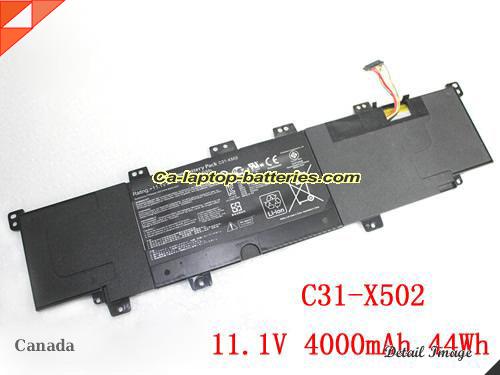 Genuine ASUS VivoBook S500CA-CJ005H Ultrabook Battery For laptop 4000mAh, 44Wh , 11.1V, Balck , Li-Polymer
