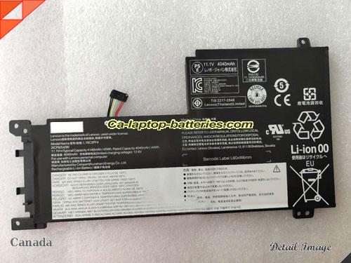 Genuine LENOVO IdeaPad 5-15IIL05 81YK00TTIV Battery For laptop 4140mAh, 45Wh , 11.1V, Black , Li-ion