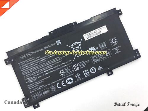 Genuine HP ENVY X360 15-BP111NF Battery For laptop 4600mAh, 56Wh , 11.55V, Black , Li-ion
