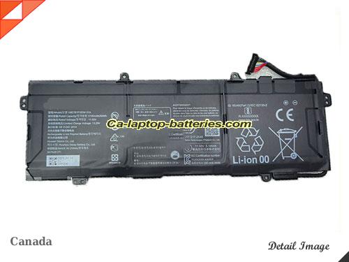 Genuine HUAWEI MateBook 13s I5 11300H Battery For laptop 5195mAh, 60Wh , 11.55V, Black , Li-Polymer