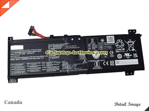 Genuine LENOVO IdeaPad Gaming 3 15IHU6-82K100CWTX Battery For laptop 3910mAh, 45Wh , 11.52V, Black , Li-ion