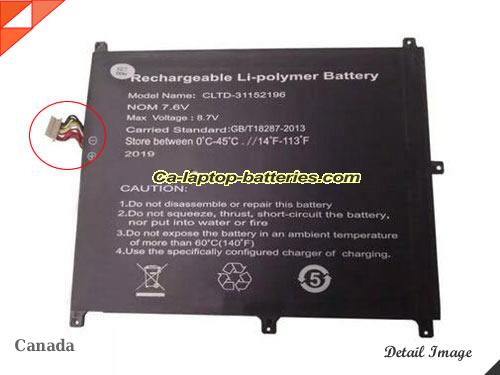 Genuine CHUWI LapBook Pro 14.1 Battery For laptop 5000mAh, 38Wh , 7.6V, Black , Li-Polymer