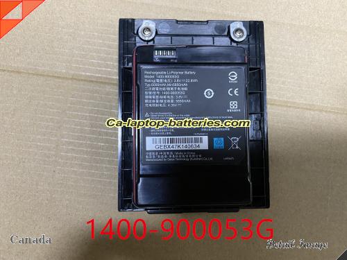 GETAC 1400-900053G Battery 6000mAh, 22.8Wh  3.8V Black Li-ion