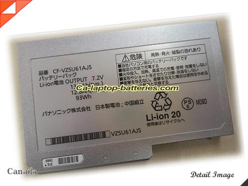 Genuine PANASONIC Toughbook CF-N9 Battery For laptop 12917mAh, 93Wh , 13.6Ah, 7.2V, Sliver , Li-ion