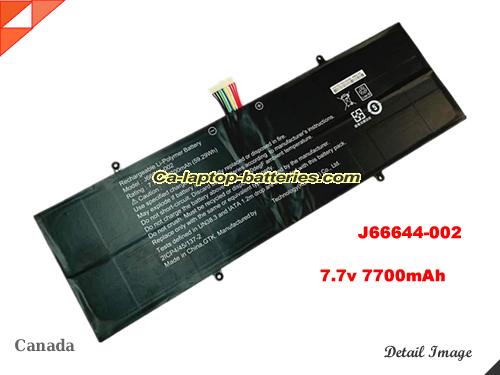 GETAC J66644-002 Battery 7700mAh, 59.29Wh  7.7V Black Li-Polymer