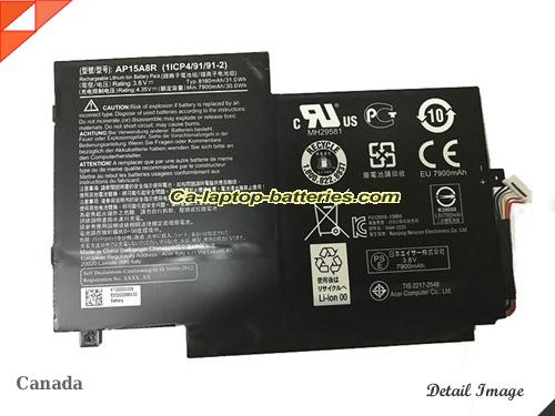 Genuine ACER Switch 10 V Pro SW5-014P-1420 Battery For laptop 8180mAh, 31Wh , 3.8V,  , Li-ion