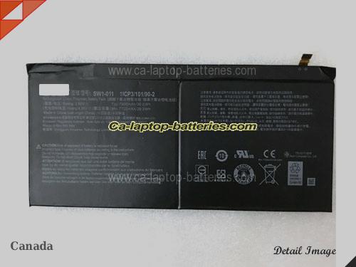 ACER Aspire One 10 S1003-18U0 Replacement Battery 7900mAh, 30Wh  3.8V Black Li-Polymer