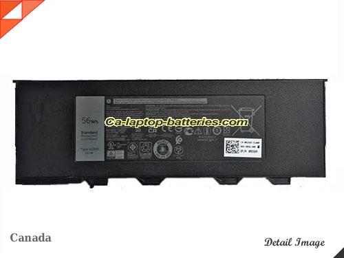 Genuine DELL Latitude 7404 Battery For laptop 7567mAh, 56Wh , 7.4V, Black , Li-Polymer