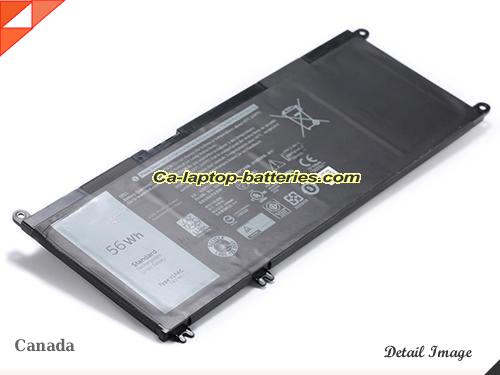 Genuine DELL Chromebook 13 3380-7TFG4H Battery For laptop 56Wh, 7.6V, Black , Li-ion