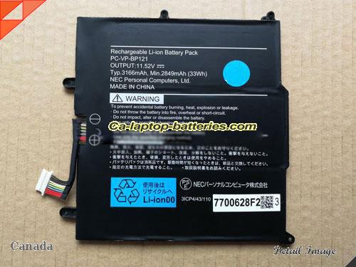 Genuine NEC VKY11T1V4 Battery For laptop 3166mAh, 33Wh , 11.52V, Black , Li-Polymer