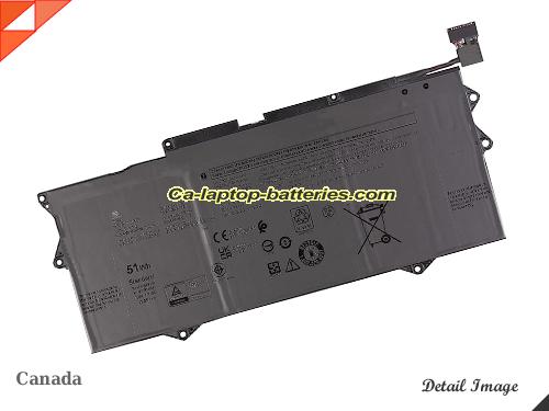 Genuine DELL XPS 13 9315-WP01KR Battery For laptop 4415mAh, 51Wh , 11.55V, Black , Li-Polymer