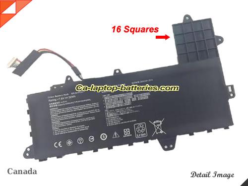 Genuine ASUS Vivobook E502NA-GO022T Battery For laptop 4110mAh, 32Wh , 7.6V, Black , Li-Polymer