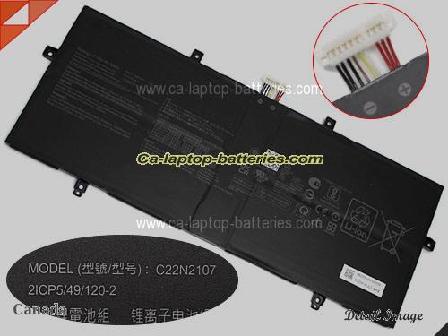 Genuine ASUS Asus ZenBook 14 OLED UM3402YA Battery For laptop 9690mAh, 75Wh , 7.74V, Black , Li-Polymer Genuine ASUS Asus ZenBook 14 OLED UM3402YA Battery For laptop 9690mAh, 75Wh , 7.74V, Black , Li-Polymer