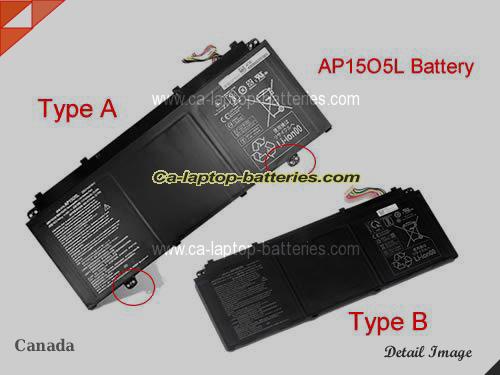Genuine ACER SP513-52N-55LV Battery For laptop 4670mAh, 53.9Wh , 11.55V, Black , Li-ion Genuine ACER SP513-52N-55LV Battery For laptop 4670mAh, 53.9Wh , 11.55V, Black , Li-ion