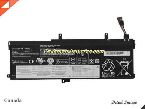 Genuine LENOVO ThinkPad T15 Gen 2 20W400MLEE Battery For laptop 4922mAh, 57Wh , 11.58V, Black , Li-Polymer