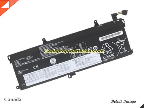 Genuine LENOVO ThinkPad P53s-20N6001BGM Battery For laptop 4950mAh, 57Wh , 11.52V, Black , Li-ion