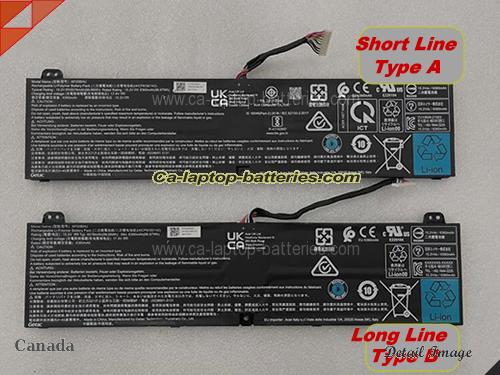 Genuine ACER Predator Triton 500 SE PT516-52s Battery For laptop 6758mAh, 99.98Wh , 15.2V, Black , Li-Polymer Genuine ACER Predator Triton 500 SE PT516-52s Battery For laptop 6758mAh, 99.98Wh , 15.2V, Black , Li-Polymer