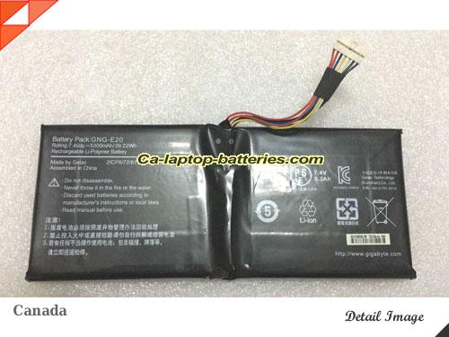 Genuine GIGABYTE U2142-i5-3337U Battery For laptop 5300mAh, 39.22Wh , 7.4V, Black , Li-ion