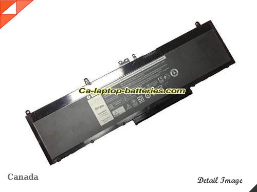 Genuine DELL Latitude 15 E5570(JPRP4) Battery For laptop 84Wh, 11.4V, Black , Li-ion