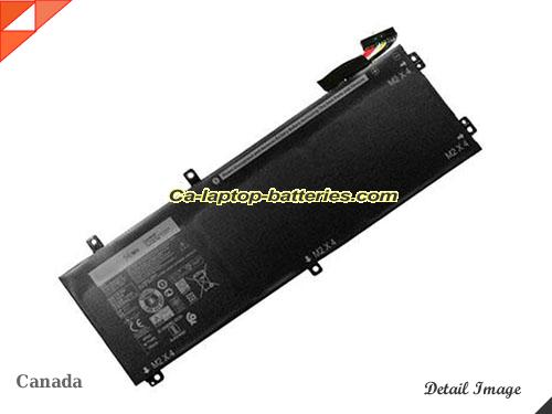Genuine DELL XPS 15 9570-N609X9570105KR Battery For laptop 4666mAh, 56Wh , 11.4V, Black , Li-ion