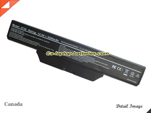 HP Business Notebook 6720s Replacement Battery 5200mAh 14.4V Black Li-ion