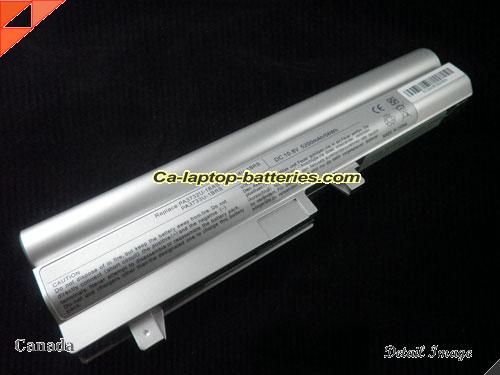 TOSHIBA Mini NB205-N210 Replacement Battery 4400mAh 10.8V Silver Li-ion