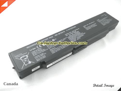Genuine SONY VAIO VGN-CR490EBN Battery For laptop 4800mAh, 11.1V, Black , Li-ion