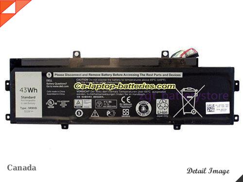 DELL P22T Battery 3800mAh, 43Wh  11.1V Black Li-ion