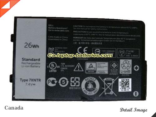 Genuine DELL Latitude 7212 RUGGED EXTREME Tablet Battery For laptop 3500mAh, 26Wh , 7.4V, Black , Li-ion