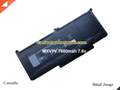 Genuine DELL Latitude 7300 6GRT2 Battery For laptop 7500mAh, 60Wh , 7.6V, Black , Li-Polymer