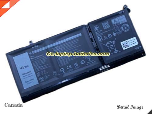 Genuine DELL Latitude 3320 HDWXM Battery For laptop 3467mAh, 41Wh , 11.25V, Black , Li-Polymer