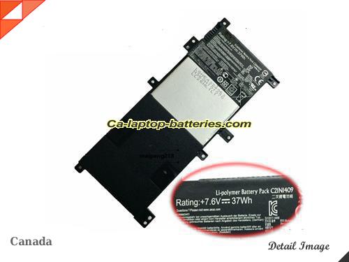 ASUS Notebook X Series X455LN Replacement Battery 4800mAh, 37Wh  7.6V Black Li-Polymer