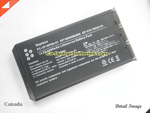 NEC Versa E6000 Replacement Battery 4400mAh 14.8V Black Li-ion