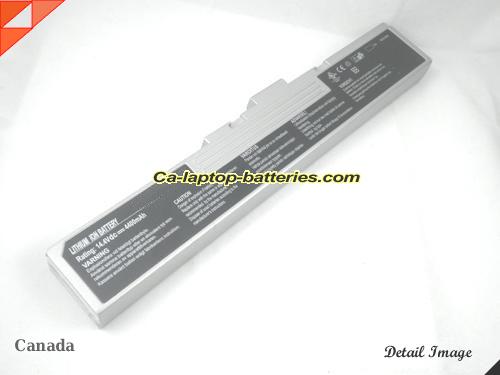 MSI MegaBook M620 Replacement Battery 4400mAh 14.4V Silver Li-ion