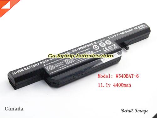 Genuine HASEE K680E-G4D4 Battery For laptop 4400mAh, 48.84Wh , 11.1V, Black , Li-ion