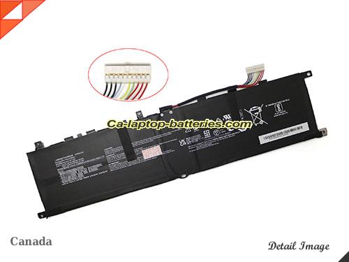 MSI Vector GP66 12UG Replacement Battery 4280mAh, 65Wh  15.2V Black Li-Polymer