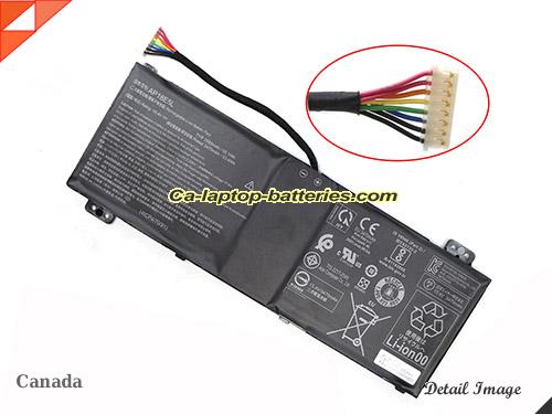 Genuine ACER N18C3 Battery For laptop 3580mAh, 55.1Wh , 15.4V, Black , Li-Polymer