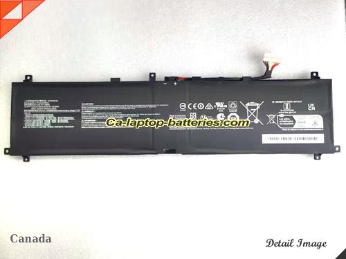 Genuine MSI RAIDER GE78HX 13VI-058BE Battery For laptop 6578mAh, 99.99Wh , 15.2V, Black , Li-Polymer