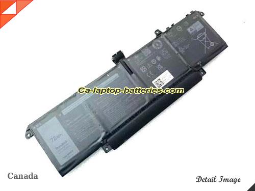 Genuine DELL Precision 5480 Series Battery For laptop 4442mAh, 72Wh , 15.4V, Black , Li-Polymer