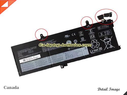 Genuine LENOVO ThinkPad X13 Yoga Gen 2 20W9000HAU Battery For laptop 4950mAh, 57Wh , 11.52V, Black , Li-Polymer