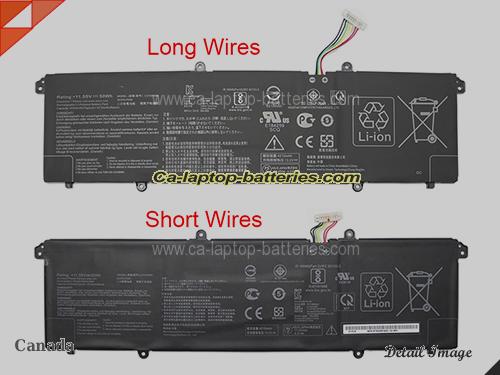 Genuine ASUS K3405VF-LY542WS Battery For laptop 4335mAh, 50Wh , 11.55V, Black , Li-Polymer