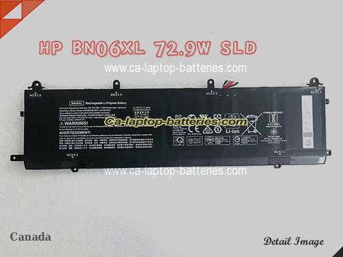 Genuine HP SpectreX360 15-eb0070TX Battery For laptop 6000mAh, 72.9Wh , 11.55V, Black , Li-Polymer